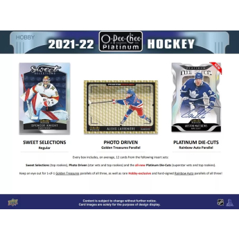 NHL dobozok NHL hokikártyák 2021-22 Upper Deck O-Pee-Chee Platinum Hobby Box