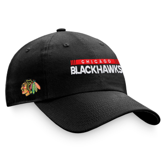 Chicago Blackhawks baseball sapka Unstr Adj Black