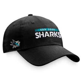 San Jose Sharks baseball sapka Unstr Adj Black