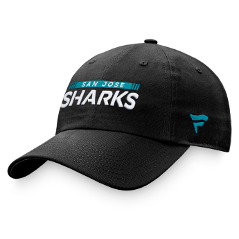 San Jose Sharks baseball sapka Unstr Adj Black