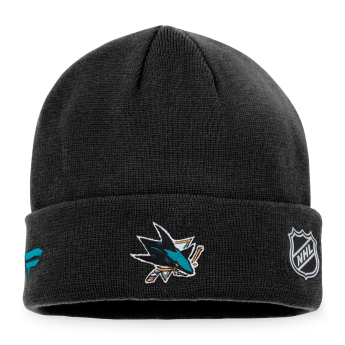 San Jose Sharks téli sapka Cuffed Knit Black