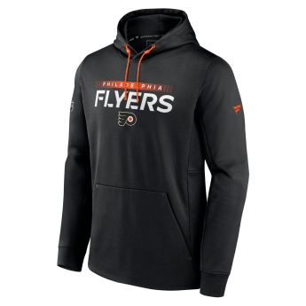 Philadelphia Flyers férfi kapucnis pulóver RINK Performance Black-Dark Orange