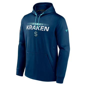 Seattle Kraken férfi kapucnis pulóver Traditional Navy-Icy Blue