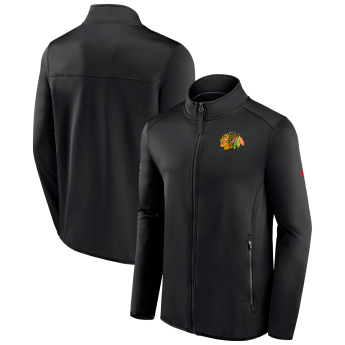 Chicago Blackhawks férfi kabát RINK Fleece Jacket Black-Black