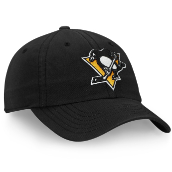 Pittsburgh Penguins baseball sapka NHL Core Black Curved Unstructured