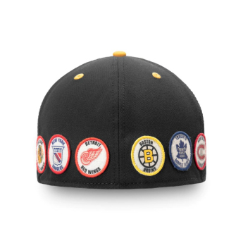 NHL termékek baseball flat sapka Original Six Fitted - Black/Gold