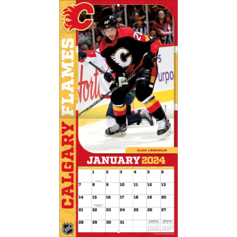 Calgary Flames naptár 2024 Wall Calendar