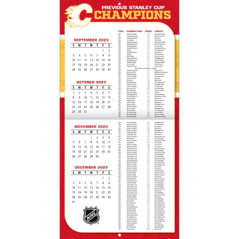 Calgary Flames naptár 2024 Wall Calendar