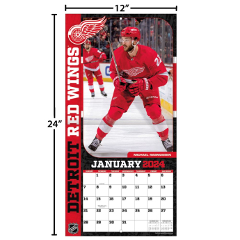 Detroit Red Wings naptár 2024 Wall Calendar