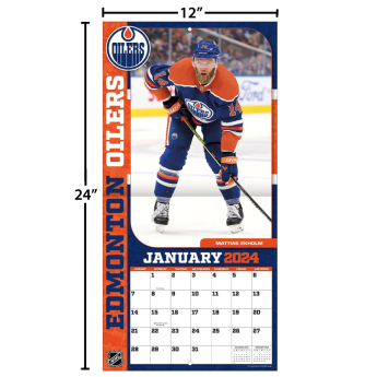 Edmonton Oilers naptár 2024 Wall Calendar