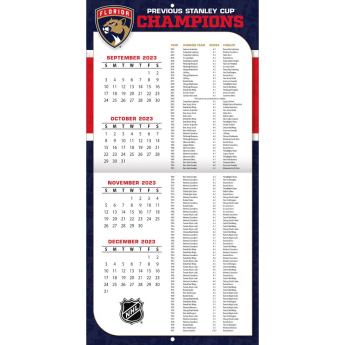 Florida Panthers naptár 2024 Wall Calendar