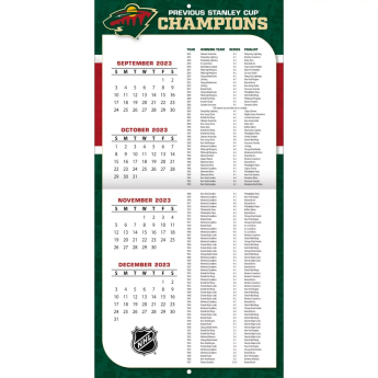 Minnesota Wild naptár 2024 Wall Calendar