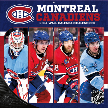 Montreal Canadiens naptár 2024 Wall Calendar