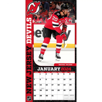 New Jersey Devils naptár 2024 Wall Calendar