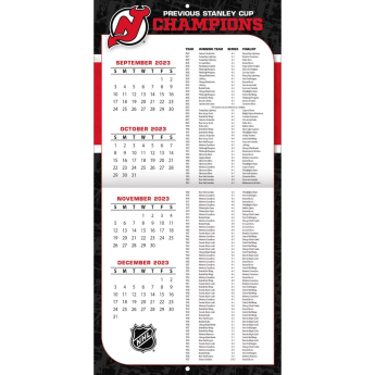 New Jersey Devils naptár 2024 Wall Calendar