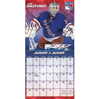 NHL termékek naptár Stoppers 2024 Wall Calendar