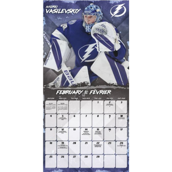 NHL termékek naptár Stoppers 2024 Wall Calendar