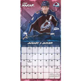 NHL termékek naptár Superstars 2024 Wall Calendar
