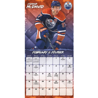 NHL termékek naptár Superstars 2024 Wall Calendar