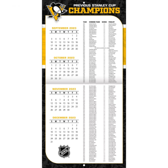 Pittsburgh Penguins naptár 2024 Wall Calendar