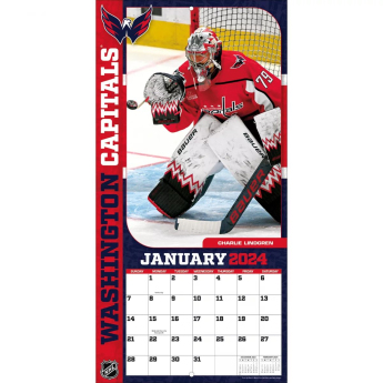 Washington Capitals naptár 2024 Wall Calendar