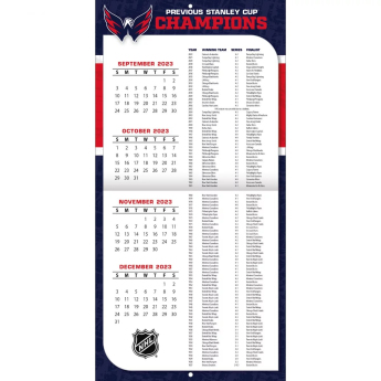 Washington Capitals naptár 2024 Wall Calendar