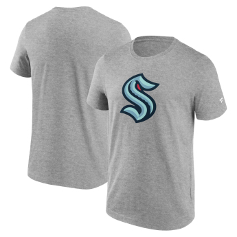 Seattle Kraken férfi póló Primary Logo Graphic T-Shirt Sport Gray Heather