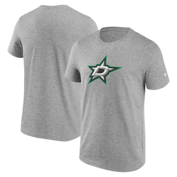 Dallas Stars férfi póló Primary Logo Graphic T-Shirt Sport Gray Heather