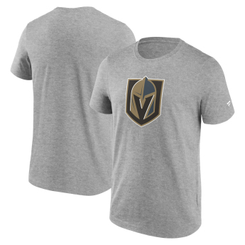 Vegas Golden Knights férfi póló Primary Logo Graphic T-Shirt Sport Gray Heather