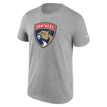 Florida Panthers férfi póló Primary Logo Graphic T-Shirt Sport Gray Heather