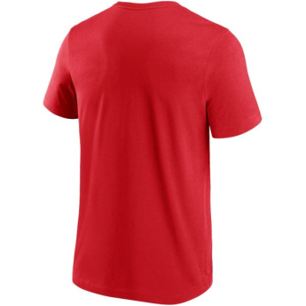 Chicago Blackhawks férfi póló Chrome Graphic T-Shirt Athletic Red