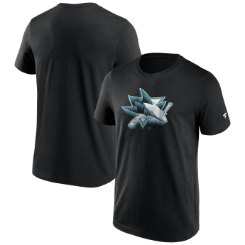 San Jose Sharks férfi póló Chrome Graphic T-Shirt Black