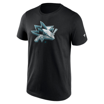 San Jose Sharks férfi póló Chrome Graphic T-Shirt Black