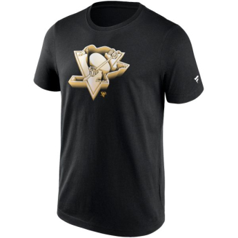 Pittsburgh Penguins férfi póló Chrome Graphic T-Shirt Black