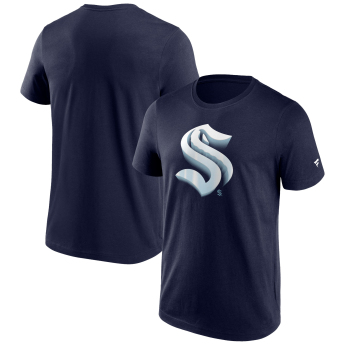 Seattle Kraken férfi póló Chrome Graphic T-Shirt Maritime Blue