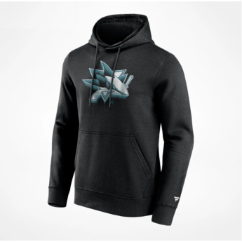 San Jose Sharks férfi kapucnis pulóver Chrome Graphic Hoodie Black