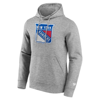 New York Rangers férfi kapucnis pulóver Primary Logo Graphic Hoodie Sport Gray Heather