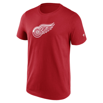 Detroit Red Wings férfi póló Primary Logo Graphic Athletic Red