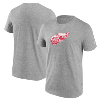 Detroit Red Wings férfi póló Logo Graphic Sport Gray Heather