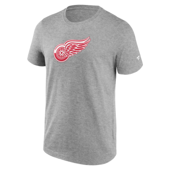 Detroit Red Wings férfi póló Logo Graphic Sport Gray Heather