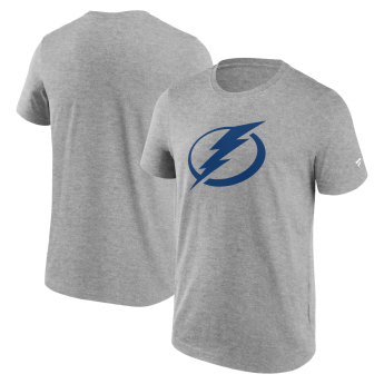 Tampa Bay Lightning férfi póló Primary Logo Graphic Sport Gray Heather