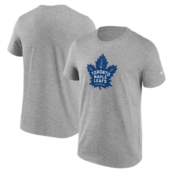 Toronto Maple Leafs férfi póló Primary Logo Graphic Sport Gray Heather