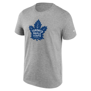 Toronto Maple Leafs férfi póló Primary Logo Graphic Sport Gray Heather