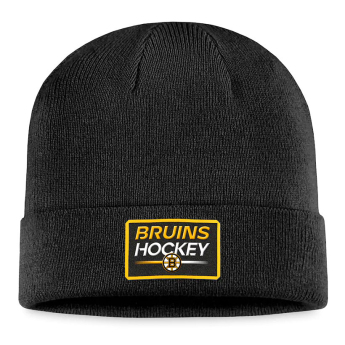 Boston Bruins téli sapka Authentic Pro Prime Cuffed Beanie