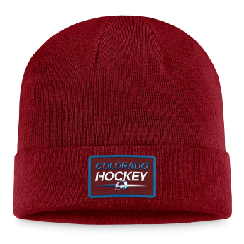 Colorado Avalanche téli sapka Authentic Pro Prime Cuffed Beanie red