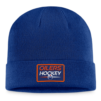 Edmonton Oilers téli sapka Authentic Pro Prime Cuffed Beanie blue