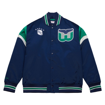 Hartford Whalers férfi kabát NHL Heavyweight Satin Jacket