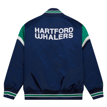 Hartford Whalers férfi kabát NHL Heavyweight Satin Jacket