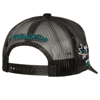 San Jose Sharks baseball sapka NHL Times Up Trucker black