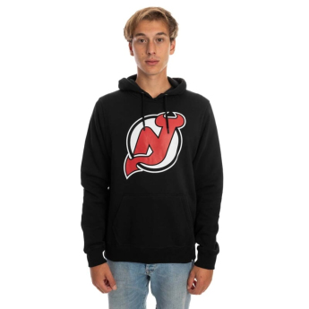 New Jersey Devils férfi kapucnis pulóver Imprint 47 BURNSIDE Hood Jet Black